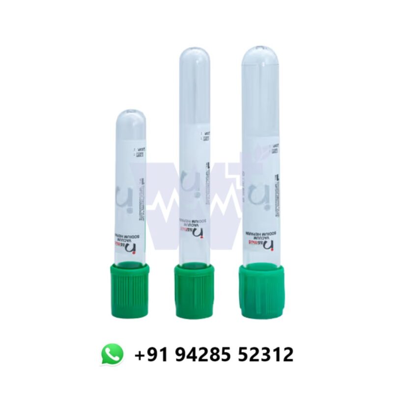 Nasmed Sodium Heparin Non Vacuum Blood Collection Tube - Image 3