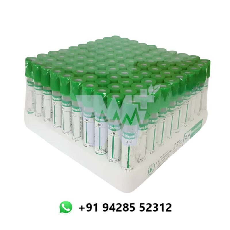 J.K. Diagnostic Lithium Heparin Non Vacuum Blood Collection Tube - Image 3