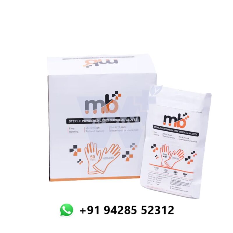 mb+ Sterile Surgical Powdered Gloves - Image 3