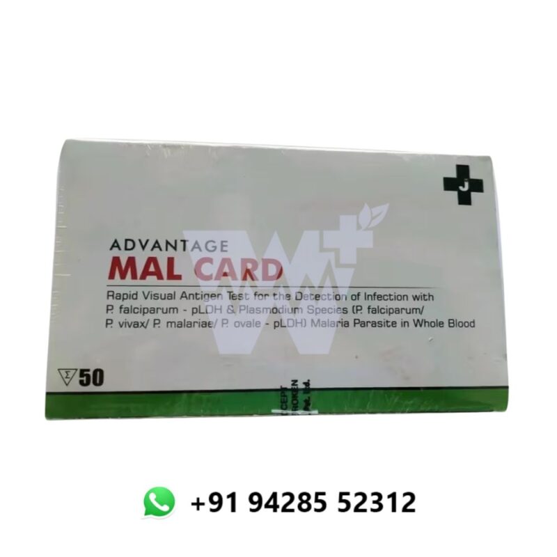 J Mitra Advantage Mal Card Test Kit