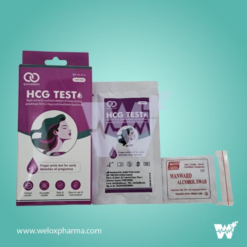Medilytic Koshbio Hcg Test kit Finger Prick Test - Image 2