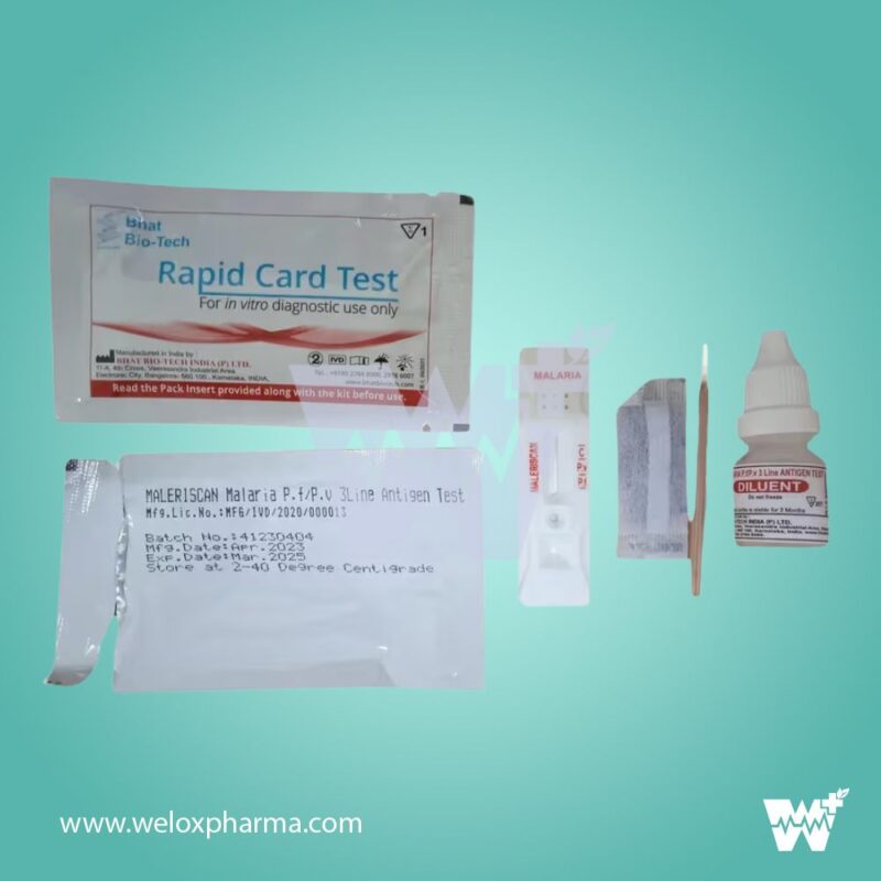 Maleriscan Malaria Pf/Pv 3 Line Antigen Rapid Card - Image 2