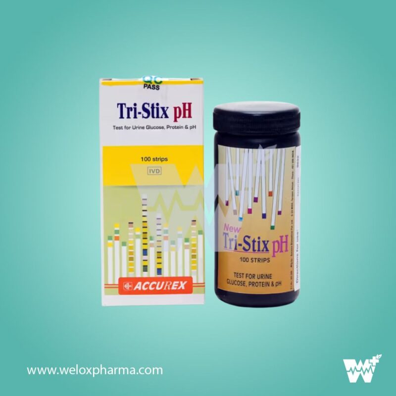 Accurex Urine Reagent Tri Stix pH Urine Strip - Image 2