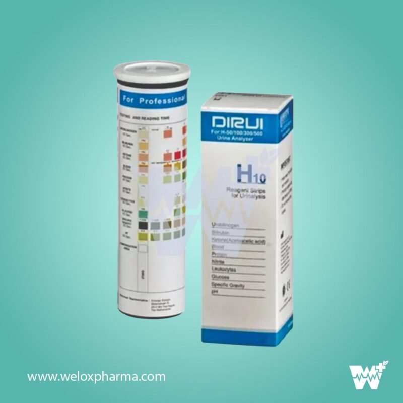 Dirui 10 Para Urine Strips - Image 2