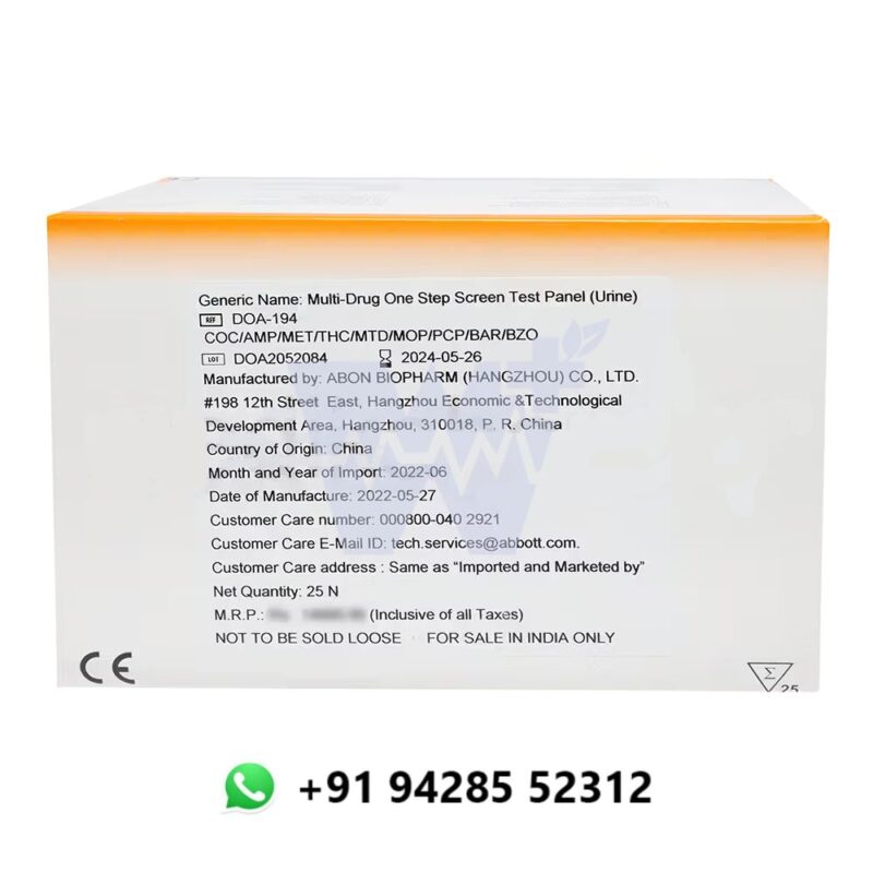 Abbott Abon Multi 9 Drug Doa-194 Drug Testing Kit - Image 3