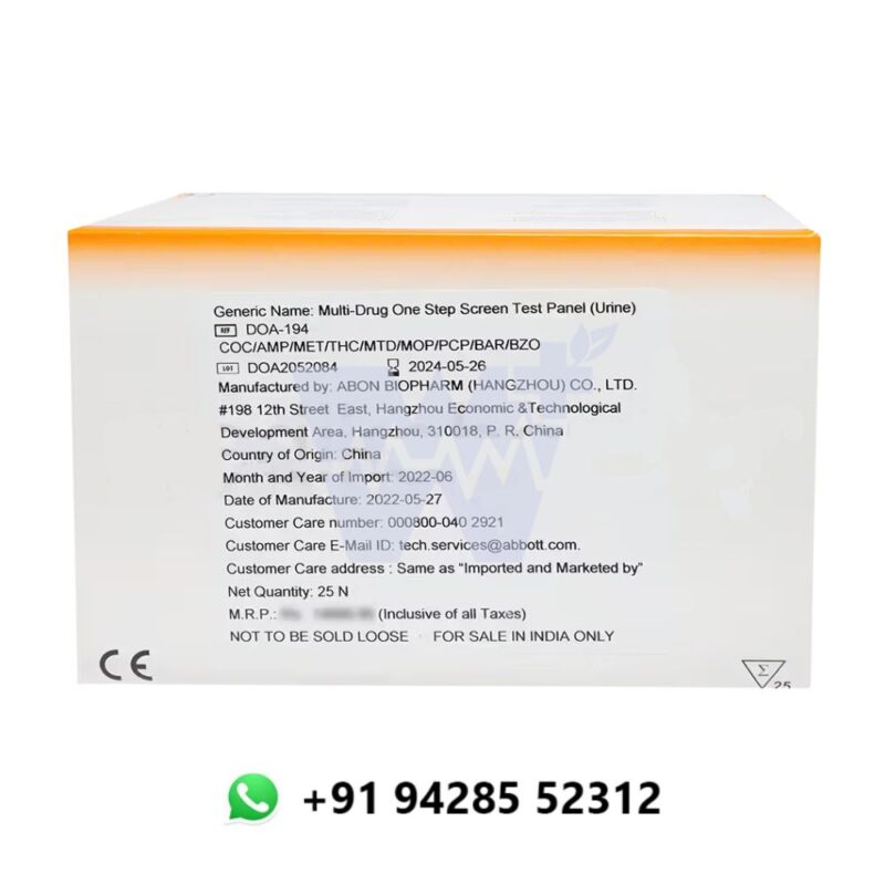 Abbott Abon Multi 6 Drug - Doa-165 Drug Testing Kit - Image 3