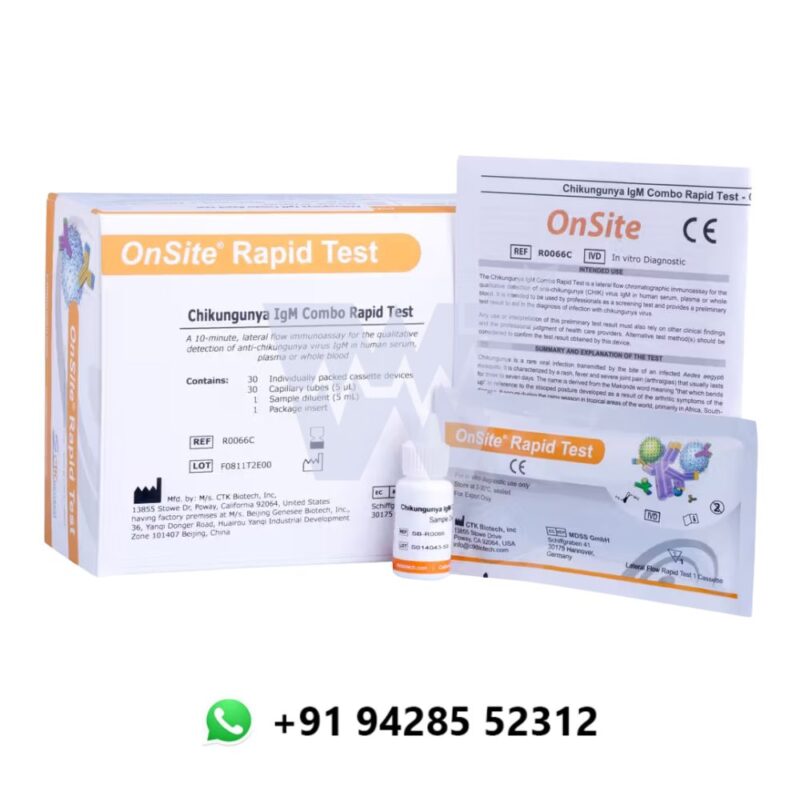 Athenese Chikungunya IgM Combo Rapid Test Chikunguniya rapid card - Image 3