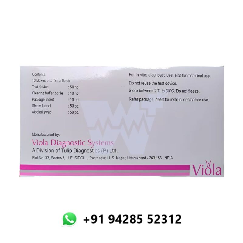 Viola Satya 2.0 Pf/Pv Malaria Antigen Card - Image 3
