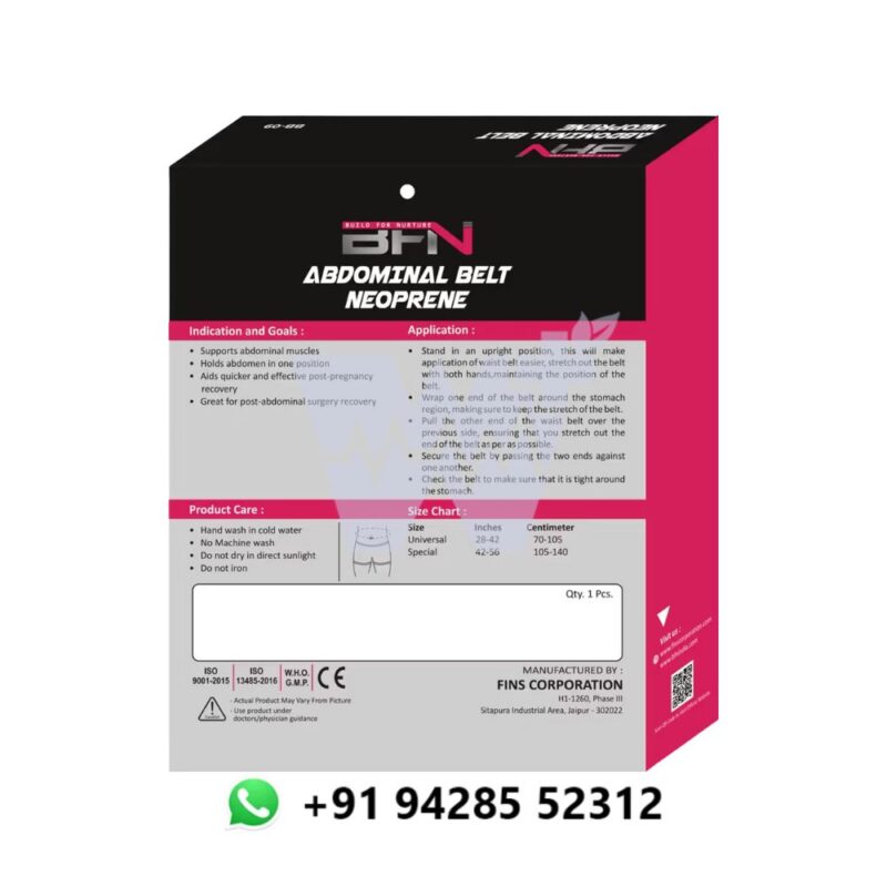 BFN Build For Nurture Neoprene Abdominal Belt - Image 3
