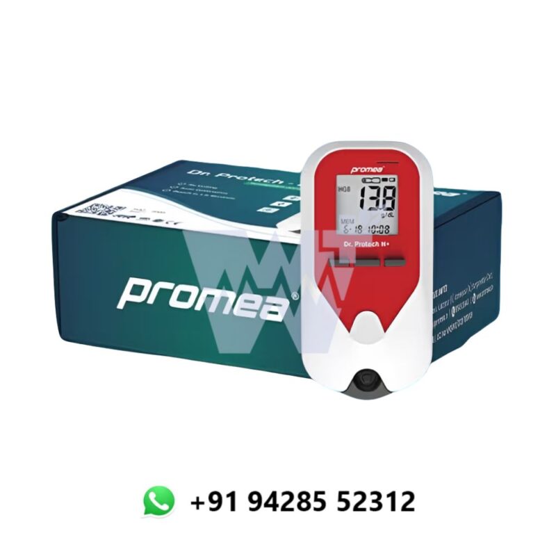 Promea Dr.Protech H+ Hemoglobin Analyzer with 25 Strips 10 Lancets - Image 3
