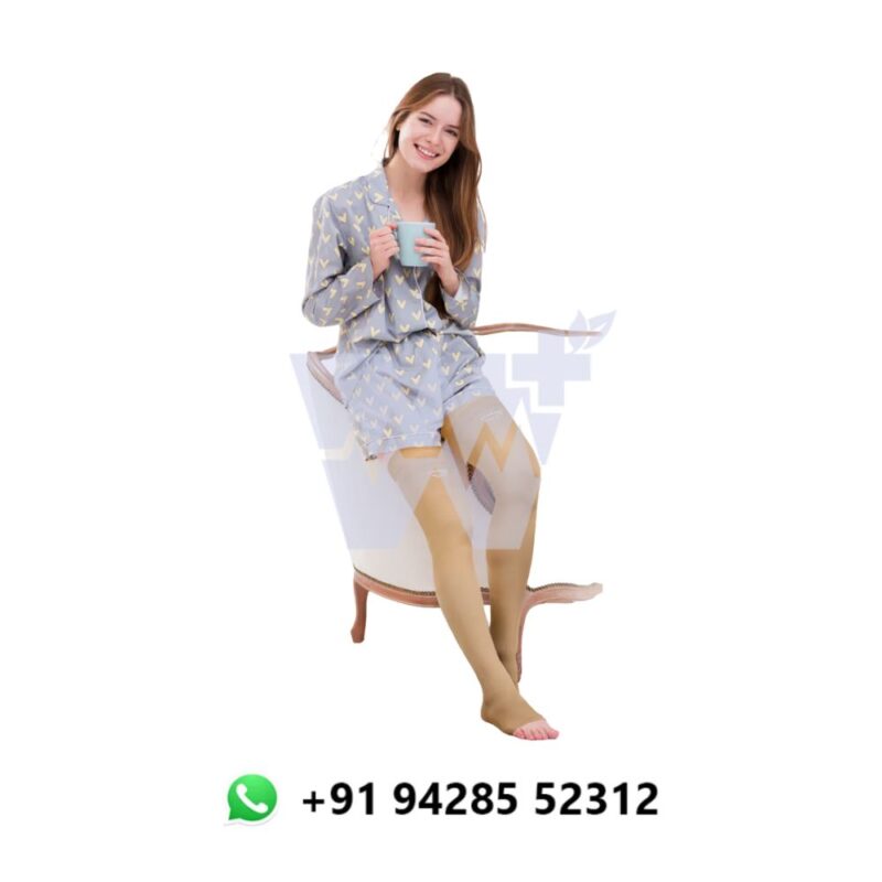 Dyna Comprezon Varicose Vein Stockings Class 1 AF Mid Thigh - Image 3