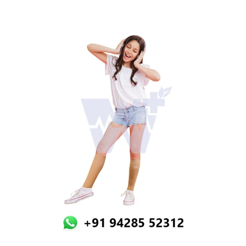Dyna Comprezon Cotton Varicose Vein Stockings Class 1 AD Below Knee - Image 3