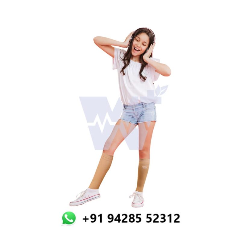 Dyna Comprezon Cotton Varicose Vein Stockings Class 2 AD Below Knee - Image 3