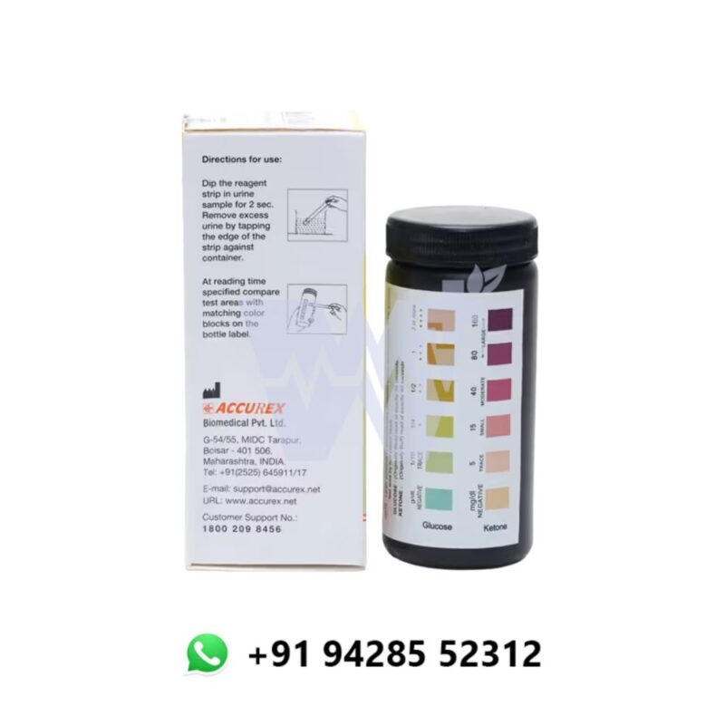 Accurex Urine Reagent Keto Test GK Urine Strip - Image 3
