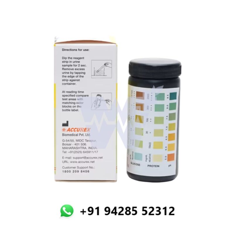 Accurex Urine Reagent Tri Stix pH Urine Strip - Image 3