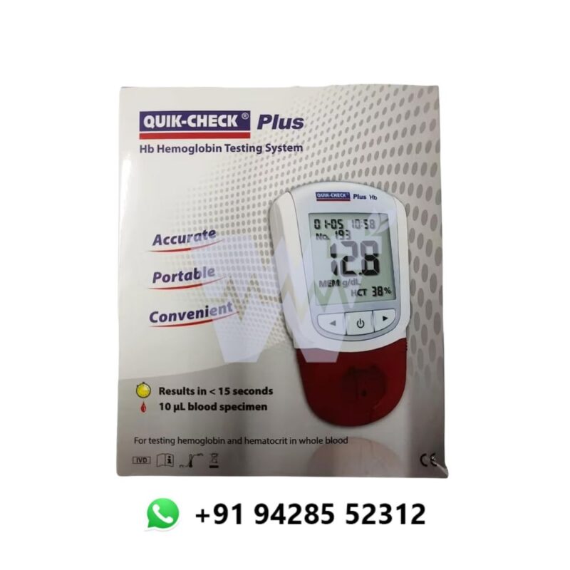 Quickcheck Plus Automatic Digital Hb Haemoglobin Testing System - Image 3